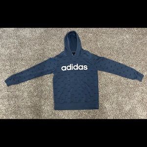 Adidas, Mens Size Medium, Navy blue, Hoodie.
